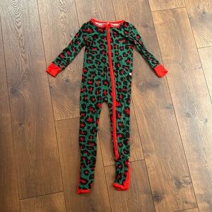 Posh Peanut “Whitley Grace” Christmas Convertible One Piece, 3T 🎄